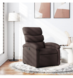 Fauteuil inclinable Marron...