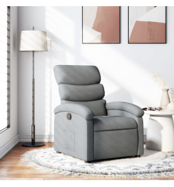 Fauteuil inclinable Gris...