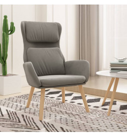 Chaise de relaxation Gris...