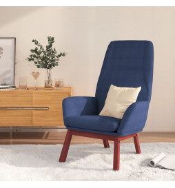 Chaise de relaxation Bleu...