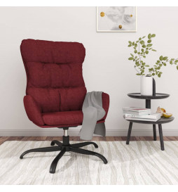 Chaise de relaxation Rouge...