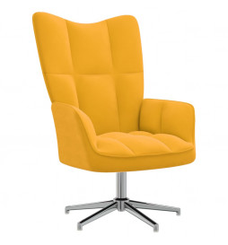 Chaise de relaxation Jaune...