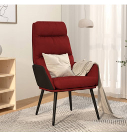 Chaise de relaxation Rouge...