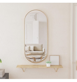 Miroir mural Doré 30x70 cm...