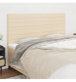 Têtes de lit 4 pcs Crème...