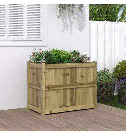 Jardinière 90x50x70 cm bois...