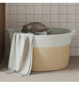 Panier de rangement beige...