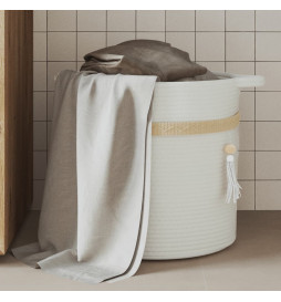 Panier de rangement blanc...