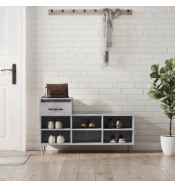 Armoire à chaussures Gris...