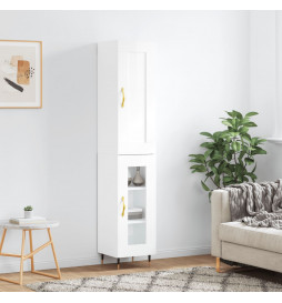 Buffet haut Blanc brillant...