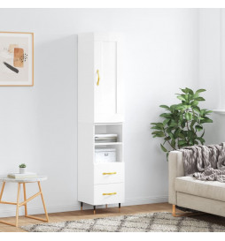 Buffet haut Blanc brillant...