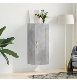 Armoire murale gris béton...
