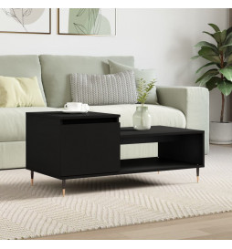 Table basse Noir 100x50x45...