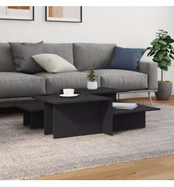 Tables basses 2 pcs gris...