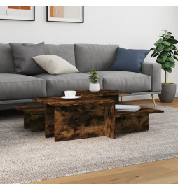 Tables basses 2 pcs Chêne...