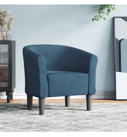 Fauteuil cabriolet bleu...