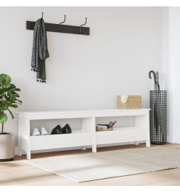 Banc d'entrée blanc...