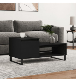 Table basse Noir 100x50x45...