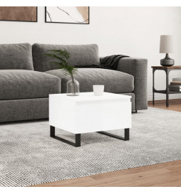 Table basse blanc brillant...