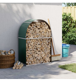 Porte-bûches vert 80x45x120...
