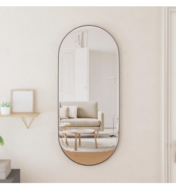 Miroir mural Noir 35x80 cm...