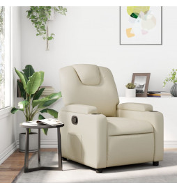 Fauteuil inclinable Crème...