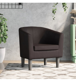 Fauteuil cabriolet marron...