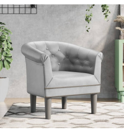 Fauteuil cabriolet argenté...