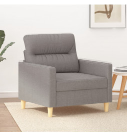 Fauteuil Taupe 60 cm Tissu