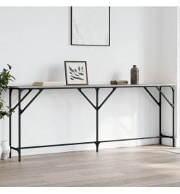 Table console sonoma gris...