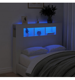 Tête de lit à LED blanc...