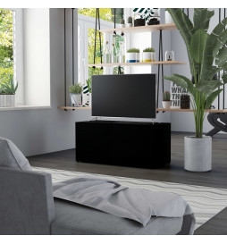 Meuble TV Noir 80x34x36 cm...