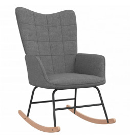 Chaise à bascule Gris foncé...