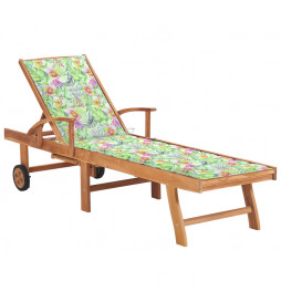 Chaise longue avec coussin...