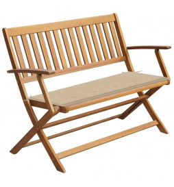 Banc de jardin avec coussin...