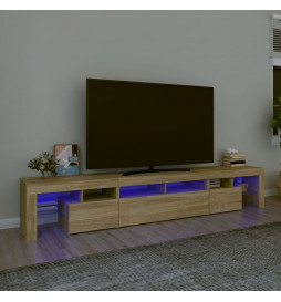 Meuble TV avec lumières LED...