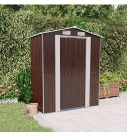 Abri de jardin Marron foncé...