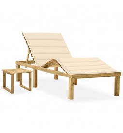 Chaise longue de jardin...