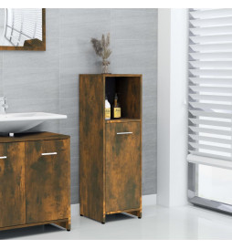 Armoire de bain Chêne fumé...