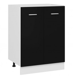 Armoire de plancher Noir...