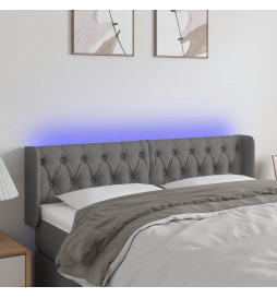 Tête de lit à LED Gris...