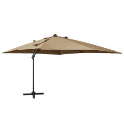 Parasol déporté avec mât et...