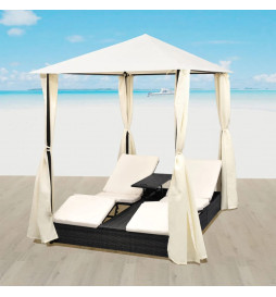 Chaise longue double avec...