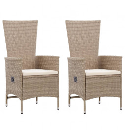 Chaises d'extérieur 2 pcs...