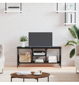Meuble TV noir 100x35x45 cm...