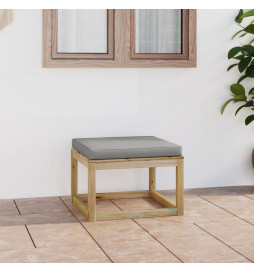Repose-pied de jardin avec...