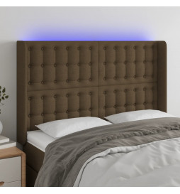 Tête de lit à LED Marron...