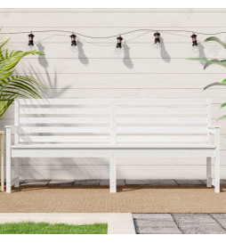 Banc de jardin blanc...