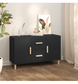 Buffet noir 100x36x60 cm...