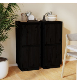Buffets 2 pcs Noir...